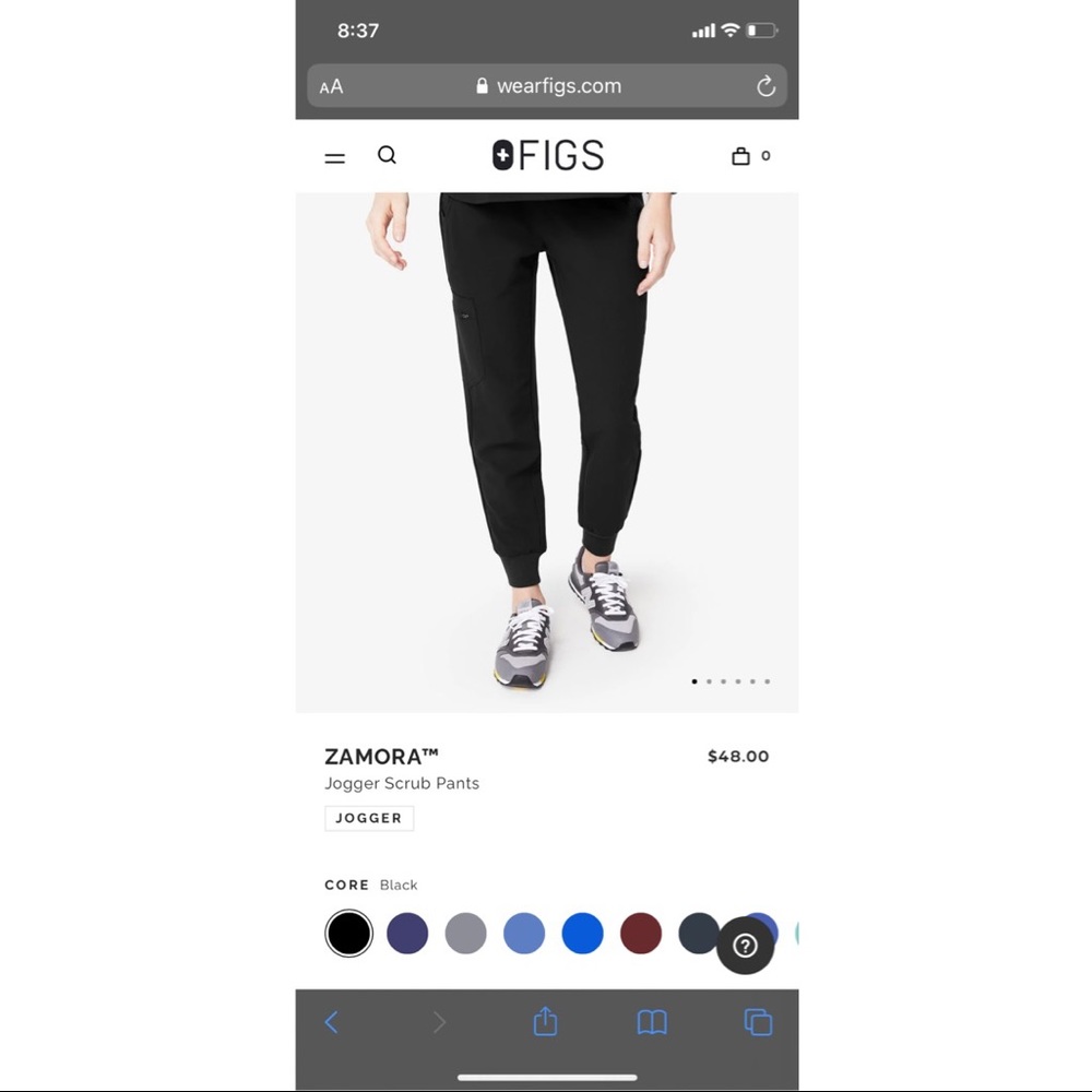 Figs scrub pants